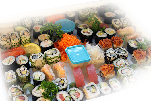 Exemple de plateau de Sushis